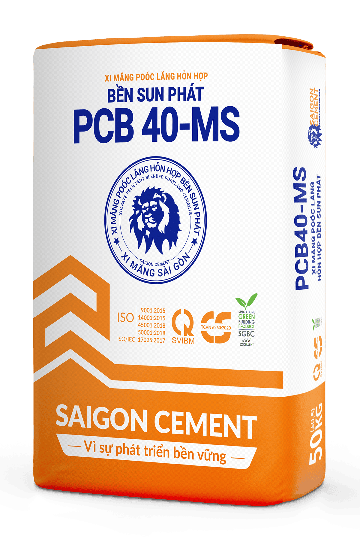 Xi măng Poóc Lăng Hỗn hợp Bền Sunphát